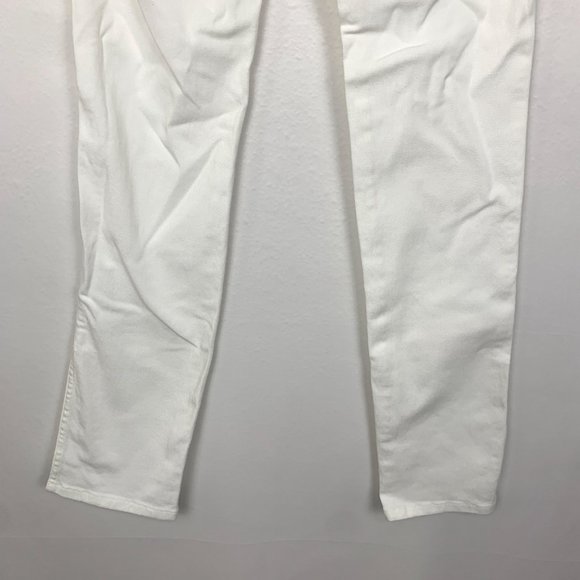 NEW Something Navy Nina Denim Slit Pants Jeans White 4 - Picture 10 of 11